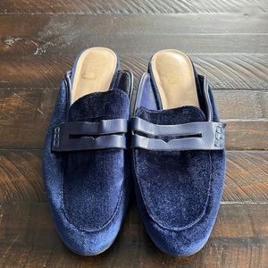 Women’s Circus by Sam Edelman Blue Suede Slip on Loafers - Size 8